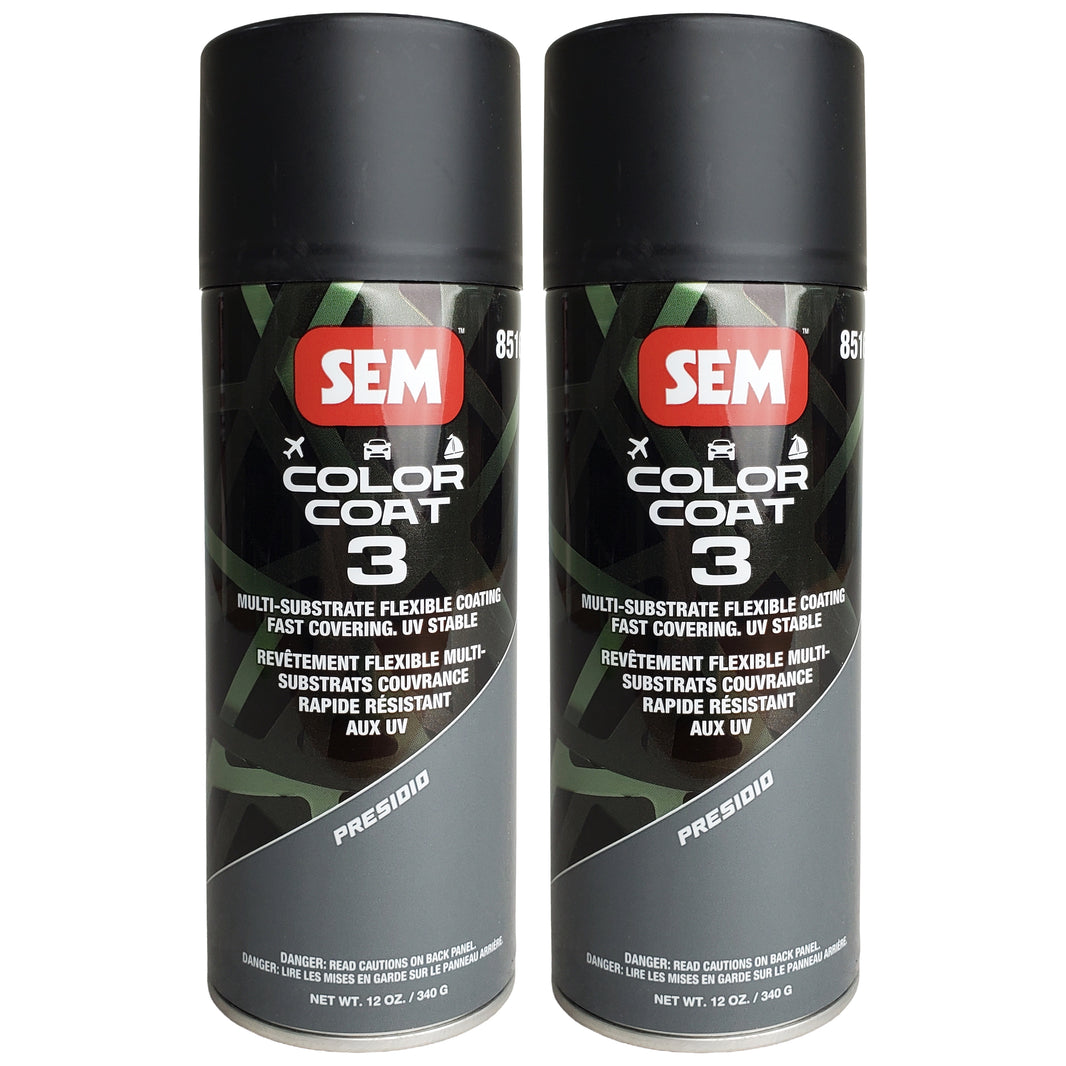 Color Coat 3 Presidio - Multi-Substrate Flexible Coating, 12oz, Aerosol - 2 Pack