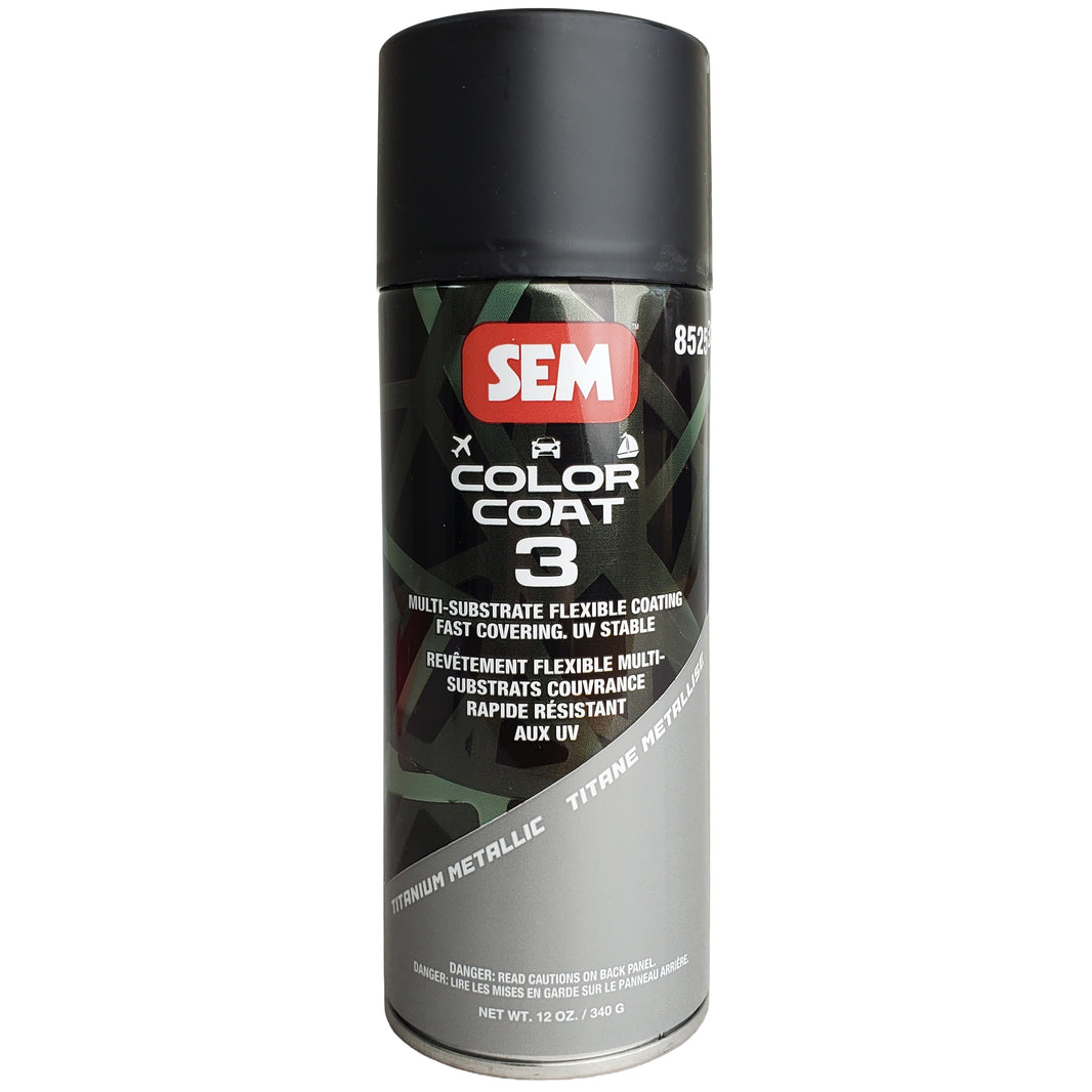 Color Coat 3 Titanium Metallic - Multi-Substrate Flexible Coating, 12oz, Aerosol