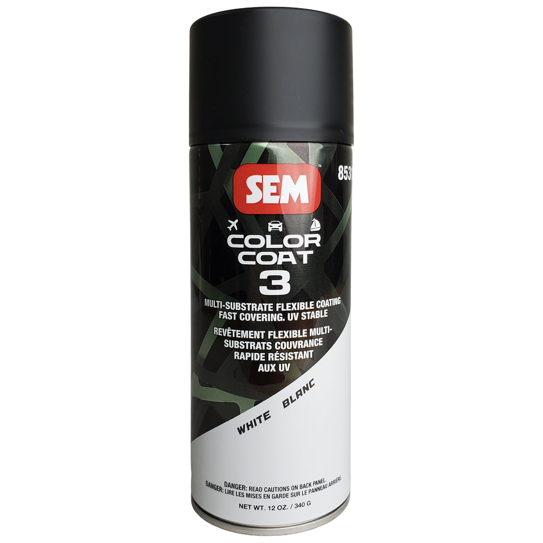 Color Coat 3 White - Multi-Substrate Flexible Coating, 12oz, Aerosol