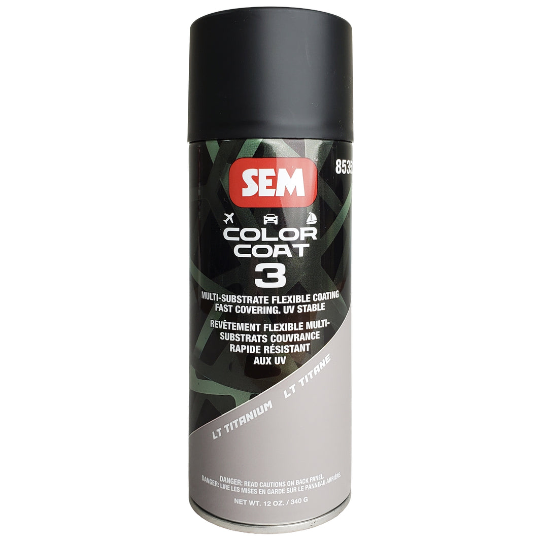 Color Coat 3 Lt Titanium - Multi-Substrate Flexible Coating, 12oz, Aerosol