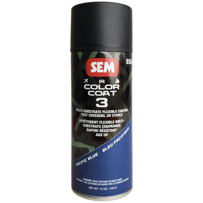 Color Coat 3 Pacific Blue - Multi-Substrate Flexible Coating, 12oz, Aerosol