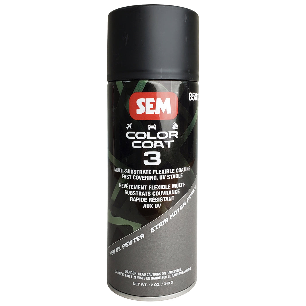 Color Coat 3 Med Dk Pewter - Multi-Substrate Flexible Coating, 12oz, Aerosol
