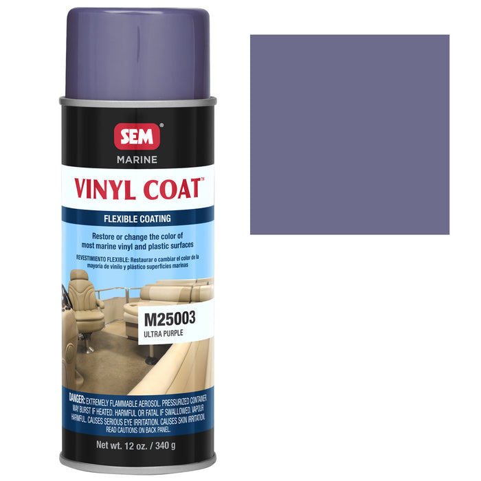 Marine Vinyl Restoration Coating, Ultra Purple, 12 oz. Aerosol