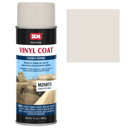 Marine Vinyl Restoration Coating, Ranger Off-White, 12 oz. Aerosol