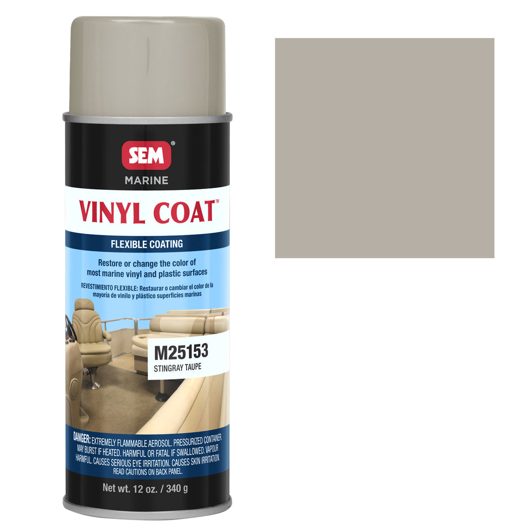 Marine Vinyl Restoration Coating, Stingray Taupe, 12 oz. Aerosol