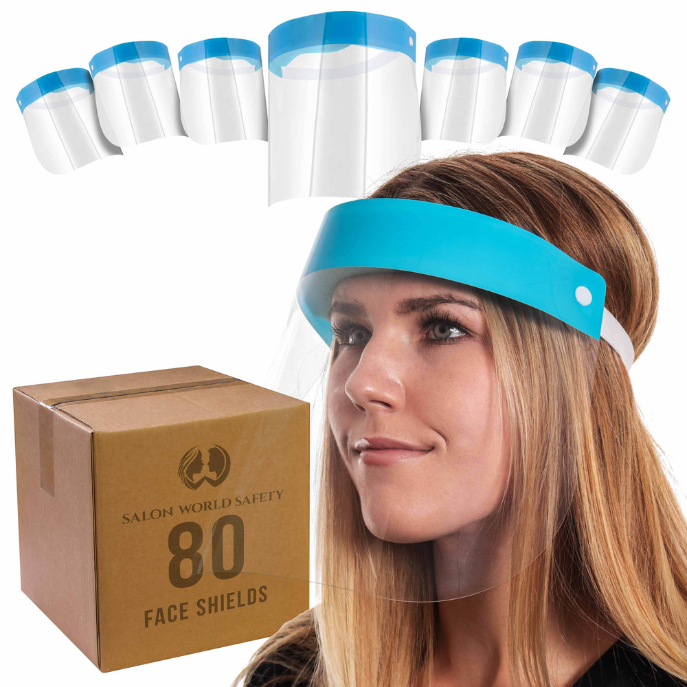 Face Shield Inventory Face Shields - Case of 20 Packs of 4 (80 Shields) - Ultra Clear Protec ...