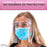 Safety Face Shields with Pink Glasses Frames (Pack of 10) - Ultra Clear Protective Full Face Shields to Protect Eyes Nose Mouth - Anti-Fog PET Plastic