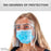 Safety Face Shields with All Clear Glasses Frames (25 Pack) - Ultra Clear Protective Full Face Shields, Protect Eyes Nose Mouth - Anti-Fog PET Plastic