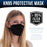 Black KN95 Protective Masks, Pack of 10 - Filter Efficiency ?95%, 5-Layers, Protection Against PM2.5 Dust, Pollen, Haze-Proof - Sanitary 5-Ply