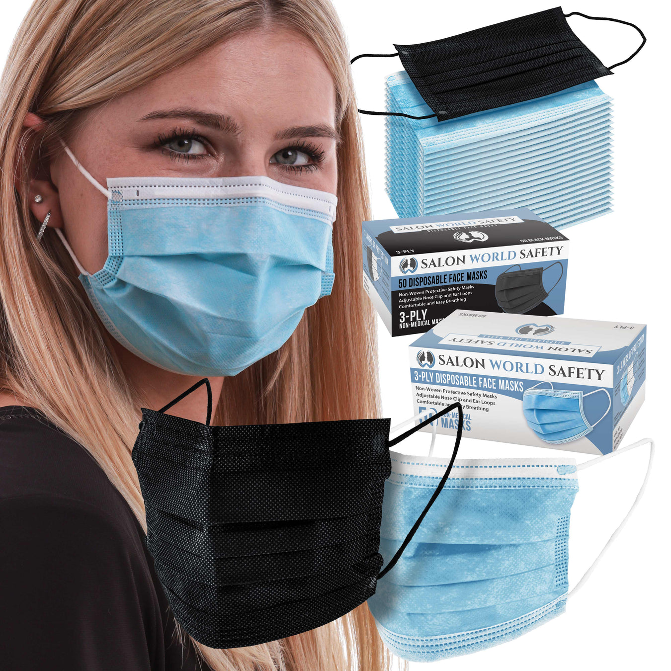 3-Ply Safety Masks