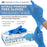 Blue Nitrile Disposable Gloves, 10 Boxes of 100 - Large, 3.5 Mil Thick - Latex and Powder Free, Textured Tips, Food Safe, Extra-Strong Protection