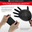 Black Nitrile Disposable Gloves, Box of 100 - Small, 4.0 Mil Thick - Latex and Powder Free, Textured Tips, Food Safe, Extra-Strong Protection
