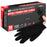 Black Nitrile Disposable Gloves, Box of 100 - Medium, 4 Mil Thick - Latex and Powder Free, Textured Tips, Food Safe, Extra-Strong Protection