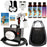 Salon Pro Plus T200-11, 2 Stage Turbine Sunless HVLP Spray Tanning System; Simple Tan 4 Solution Variety Pack, Tent, Accessories & Video