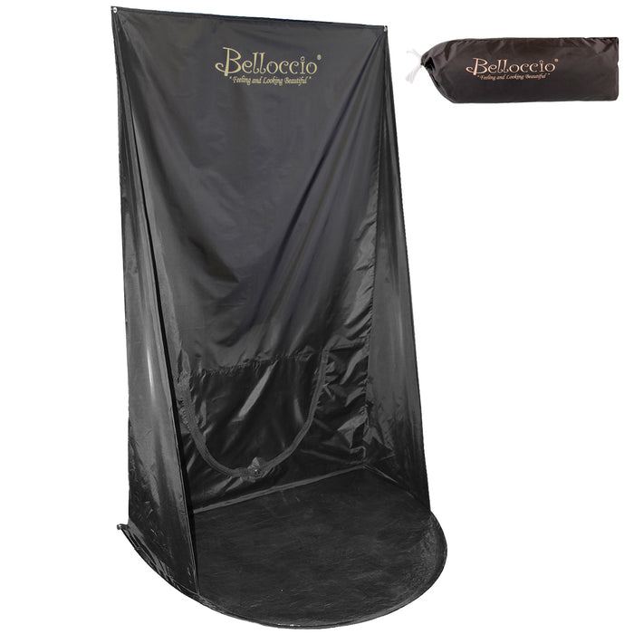 Belloccio Spray Tanning Curtain Backdrop; Wall Hanging Curtain Tent with Carry Bag