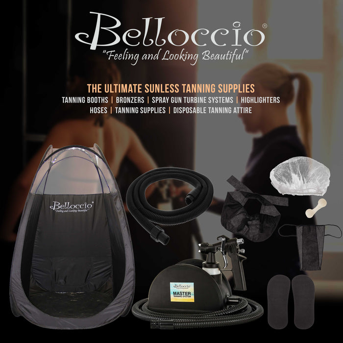 Belloccio 100 Disposable Hair Net Caps: Sunless Spray Tanning, Salon, Spa, Food