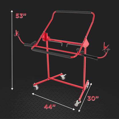 Adjustable Bumper Stand - Holds Plastic Car Bumper Cover Automotive Bodyshop Repair - Multiple Angles, 5 Locking Positions - Paint Bodywork