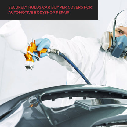 Adjustable Bumper Stand - Holds Plastic Car Bumper Cover Automotive Bodyshop Repair - Multiple Angles, 5 Locking Positions - Paint Bodywork