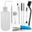25 Piece Professional Airbrush and Spray Gun Cleaning Kit with 16oz Wash Bottle