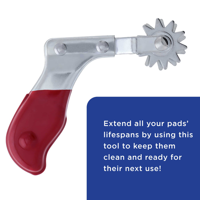 Buffing Pad Cleaning Spur for Polishing Bonnets & Compund Pads