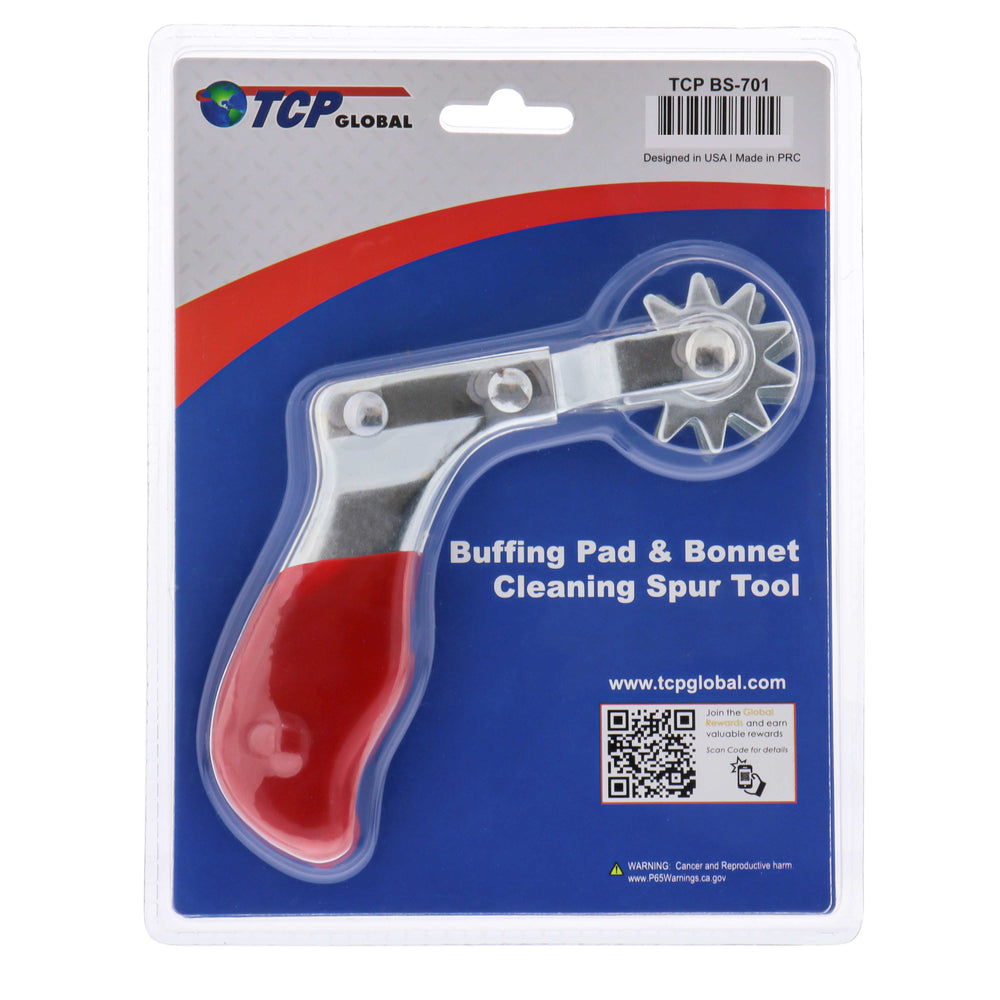 Buffing Pad Cleaning Spur for Polishing Bonnets & Compund Pads
