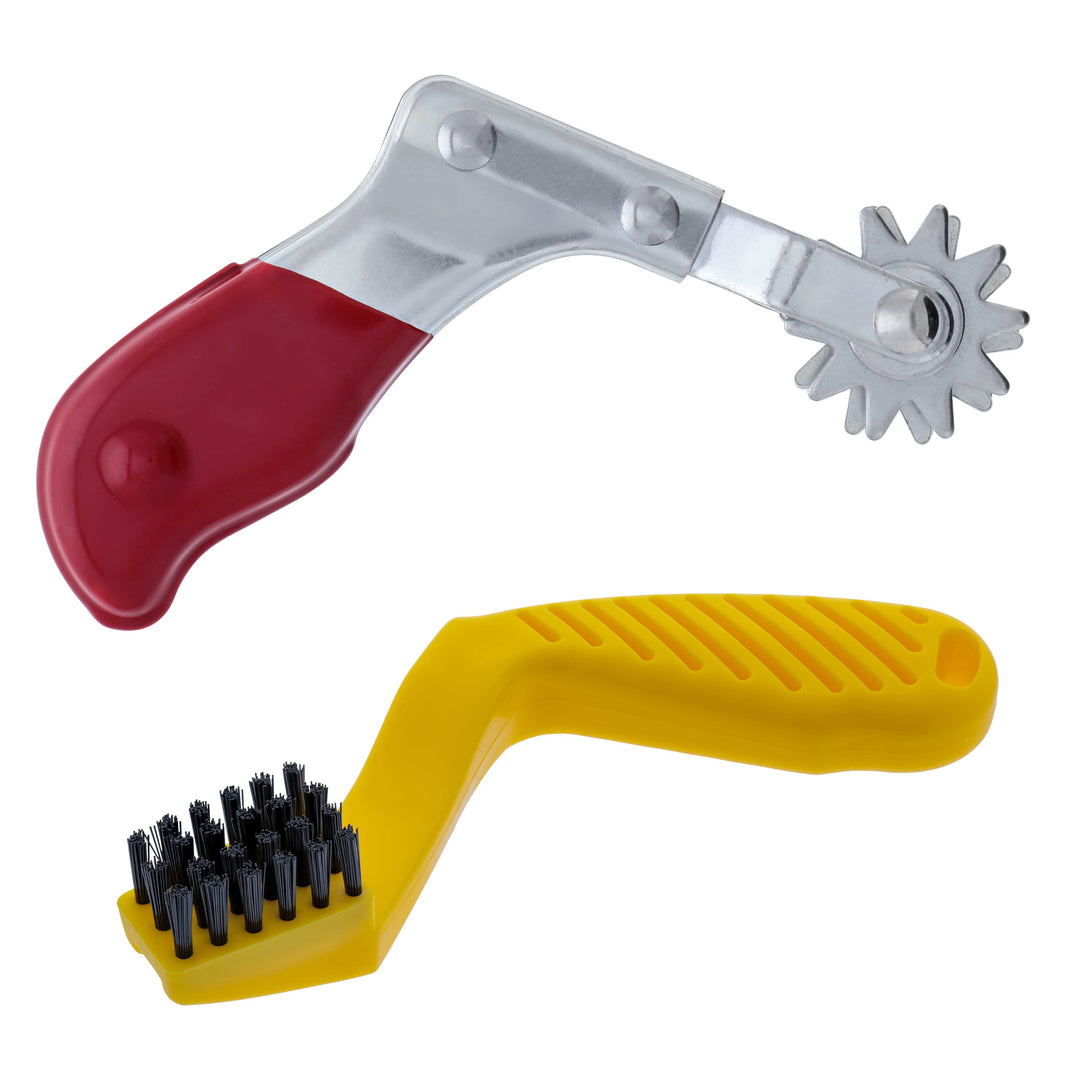 Polishing and Buffing Pad Cleaning Spur Tool and Foam Pad Conditioning Brush, Clean Recondition Polisher Buffer Wool Compound & Polish Pads