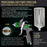 Professional HVLP Spray Gun 2.0mm - Gravity Feed Auto Paint Gun Kit for Basecoat, Clearcoat, Primer - Spray Guns Paint Sprayer with Air Compressor