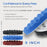 Professional 3 Pad Buffing and Polishing Kit with 8 Inch Waffle Foam Pads for Car Detailing - Complete Polisher Buffing Pad Set with 5/8" Threaded Backing Plate