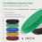 4 Inch Buffing Pads Set - 5 Smooth Flat Foam Buffer Pads & 1 Wool Pad for Orbital Buffers, DA Polish Pad for Paint Correction, Polishing Kit for Auto & Boat Gelcoat Detailing