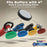 4 Inch Buffing Pads Set - 5 Smooth Flat Foam Buffer Pads & 1 Wool Pad for Orbital Buffers, DA Polish Pad for Paint Correction, Polishing Kit for Auto & Boat Gelcoat Detailing