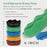 4 Inch Buffing Pads Set - 5 Waffle Foam Buffer Pads & 1 Wool Pad for Orbital Buffers, DA Polish Pad for Paint Correction, Polishing Kit for Auto & Boat Gelcoat Detailing