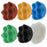 6 Pad Kit of 4" DA Polishing Pads with 5 Waffle Foam & 1 Wool Grip Pads