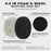 6.5 Inch Buffing Pads Set - 5 Smooth Flat Foam Buffer Pads & 1 Wool Pad for Orbital Buffers, DA Polish Pad for Paint Correction, Polishing Kit for Auto & Boat Gelcoat Detailing