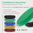 6.5 Inch Buffing Pads Set - 5 Smooth Flat Foam Buffer Pads & 1 Wool Pad for Orbital Buffers, DA Polish Pad for Paint Correction, Polishing Kit for Auto & Boat Gelcoat Detailing
