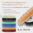 6.5 Inch Buffing Pads Set - 5 Waffle Foam Buffer Pads & 1 Wool Pad for Orbital Buffers, DA Polish Pad for Paint Correction, Polishing Kit for Auto & Boat Gelcoat Detailing