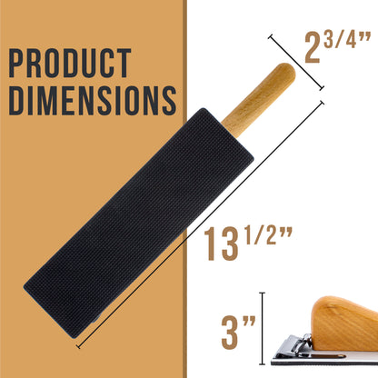 Wooden Handle Longboard Sander 10.75" Long - Block Sander, Auto Body Sanding Blocks, Straight Line Sanding Block Automotive & Woodworking