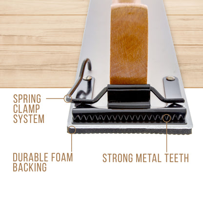 Wooden Handle Longboard Sander 10.75" Long - Block Sander, Auto Body Sanding Blocks, Straight Line Sanding Block Automotive & Woodworking