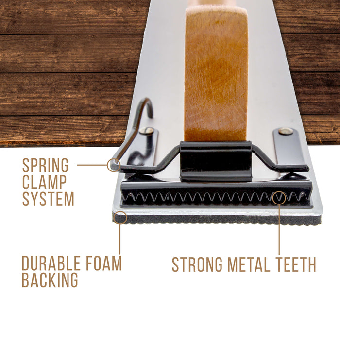 Wooden Handle Longboard Sander 16.5" Long - Block Sander, Auto Body Sanding Blocks, Straight Line Sanding Block Automotive & Woodworking