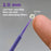 TCP Global Eyelash Extension Micro Brushes, 100 Medium 2.0 mm Tip Size Purple Disposable Brush Applicators - Apply Makeup, Paint Touch Up