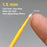 TCP Global Paint Touch Up Micro Brushes, 100 Fine 1.5 mm Tip Size Yellow Brush Applicators - Auto Body Shop, Auto Car Detailing, Hobby