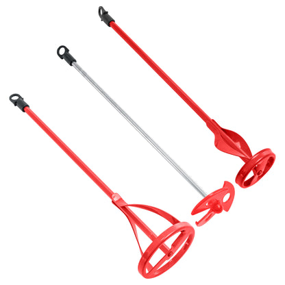Paint Mixer Attachment (Set of 3) - 14" Drill Paddle Mixer with 3/8" & 5/16" Hex Shafts, Mini Mixer - Mix 1 Quart to 2.5 Gallons of Paint, Epoxy