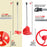 Paint Mixer Attachment (Set of 2) - 14" Drill Paddle Mixer with 1/4" Round & 5/16" Hex Shafts, 3" Paddles - Mix 1 Quart to 2.5 Gallons of Paint