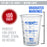 10 oz. (300ml) Graduated Plastic Mixing Cups - Box of 100 with 50 Mixing Sticks - Disposable Plastic Measuring Cups for Liquids, Paints, Resin