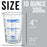 10 oz. (300ml) Graduated Plastic Mixing Cups - Box of 100 with 50 Mixing Sticks - Disposable Plastic Measuring Cups for Liquids, Paints, Resin, Epoxy, Art, Kitchen - Ratios 2-1, 3-1, 4-1 ML
