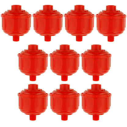 10-Pack Mini Spray Gun Filters with 1/4" Threads for Paint Sprayers and Air Tools - Inline Air/Water Filter