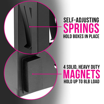 Glove Holder for Wall Mount (Pack of 3), Glove Dispenser, Tissue Box Holder for Wall Mount, Magnetic Latex Gloves Dispenser