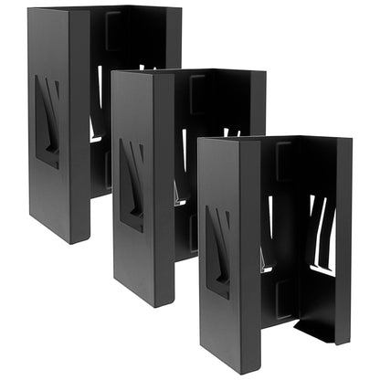 Glove Holder for Wall Mount (Pack of 3), Glove Dispenser, Tissue Box Holder for Wall Mount, Magnetic Latex Gloves Dispenser