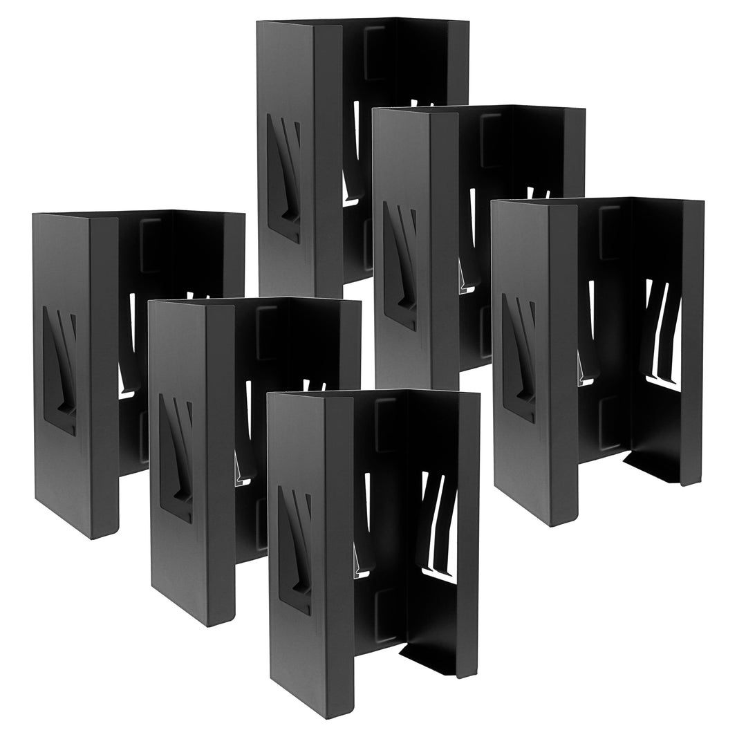 Glove Holder for Wall Mount (Pack of 6), Glove Dispenser, Tissue Box Holder for Wall Mount, Magnetic Latex Gloves Dispenser