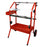 18" Mobile Multi-Roll Masking Machine for Auto Body, Painting, Masking Paper Dispenser with 2 Paper Bars, 4 Tape Rollers, Storage Trays & Cutting