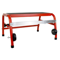 18" Mobile Multi-Roll Masking Machine for Auto Body, Painting, Masking Paper Dispenser with Paper Bar, Tape Roller, & Cutting Blade